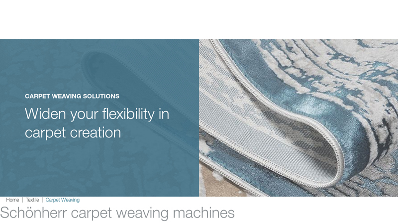 Carpet weaving machines for any kind of carpet