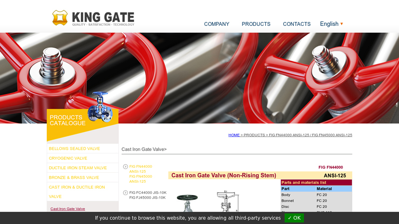 Cast Iron Gate Valve (Non