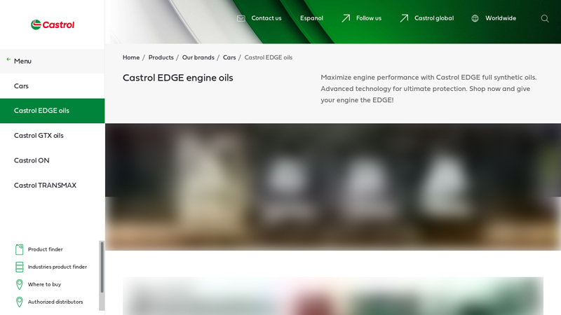 Castrol® EDGE Full Synthetic Oils