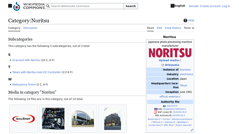 Category:Noritsu