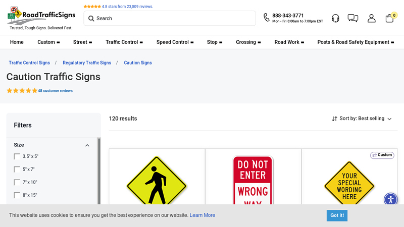 Caution Traffic Signs