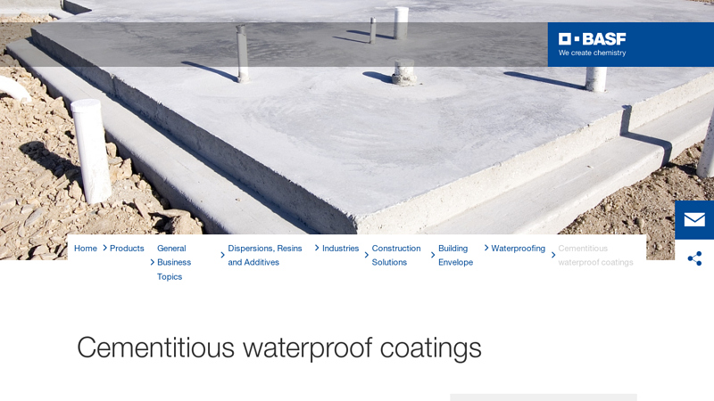 Cementitious waterproof coatings