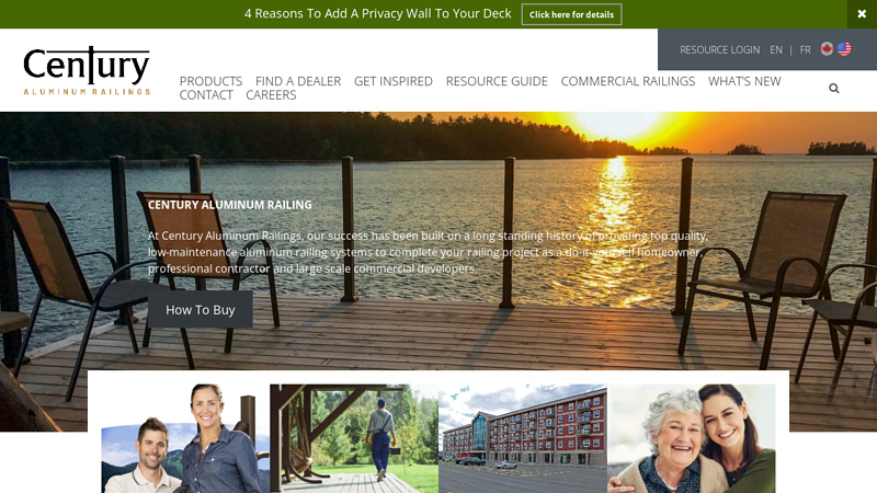 Century Aluminum Railings