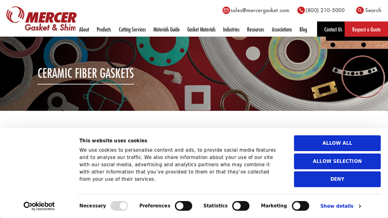 Ceramic Fiber Gaskets