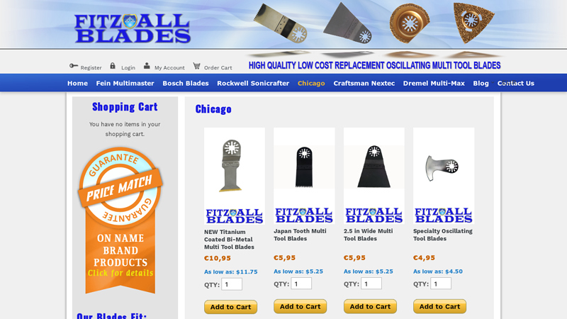 Chicago Multi Tool Blades