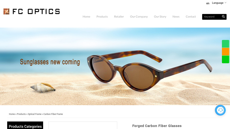 China Customized Forged Carbon Fiber Glasses ...