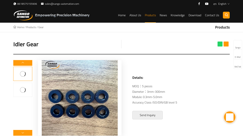 China Idler Gear Manufacturers, Suppliers