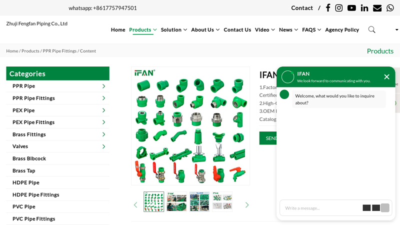 China IFAN PPR Manufacturers Suppliers Factory
