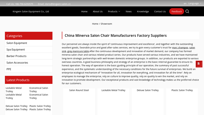 China minerva salon chair Manufacturers Factory Suppliers