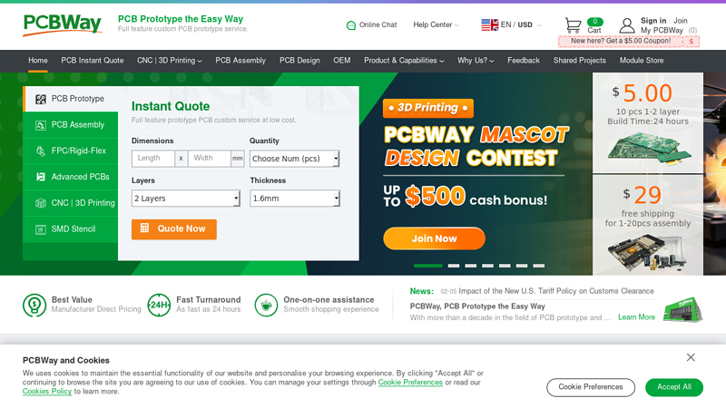 China PCB Prototype & Fabrication Manufacturer