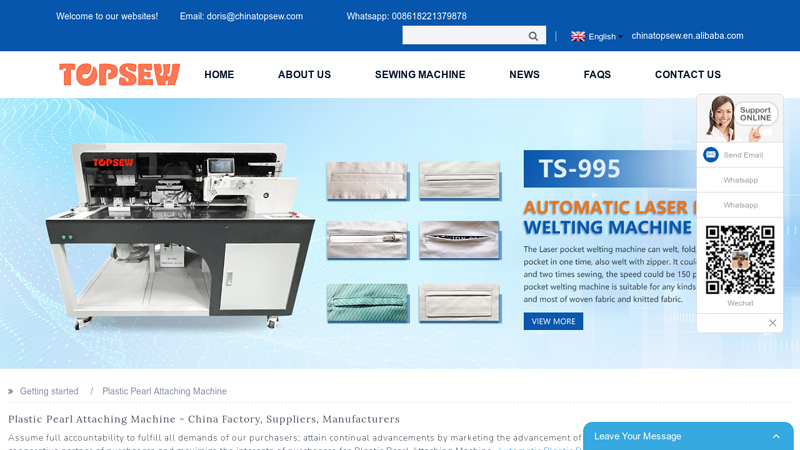 China Plastic Pearl Attaching Machine Factory and Manufacturers