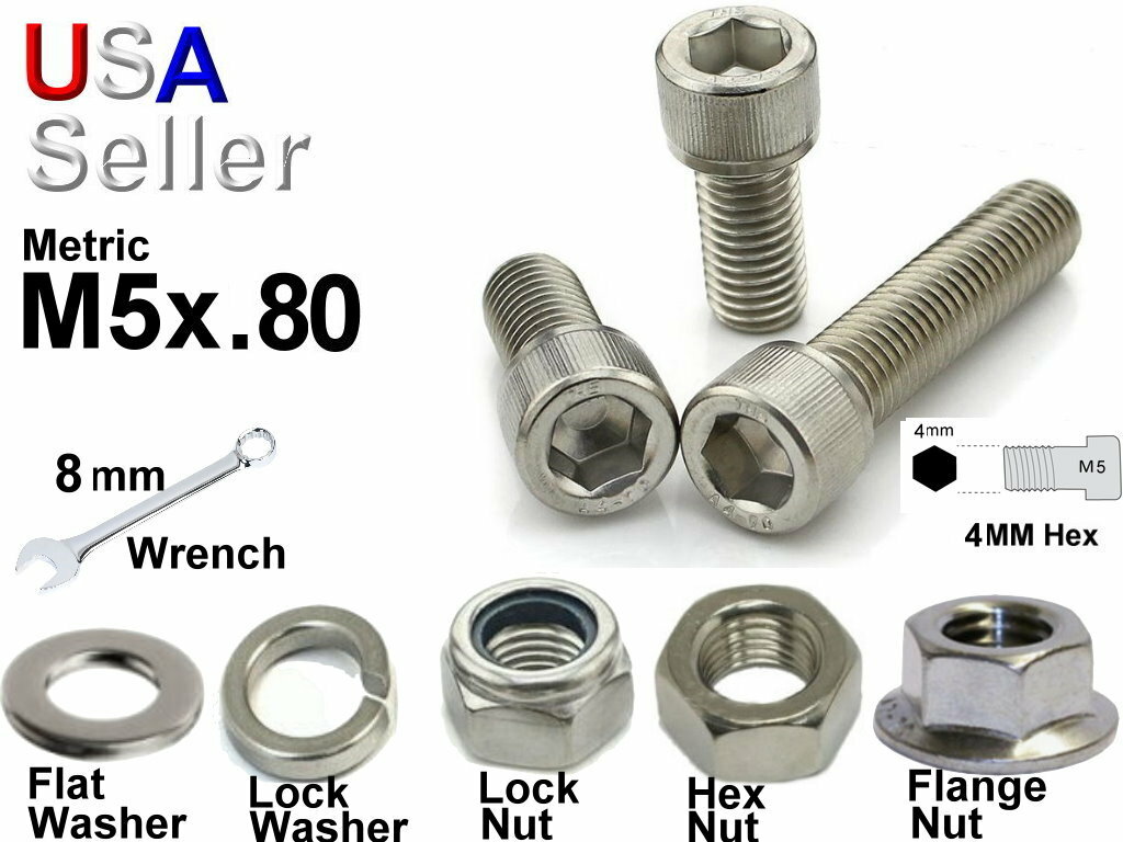 Chrome Bolts, Stainless Steel Bolts, Metric Bolts, Socket Head Cap ...