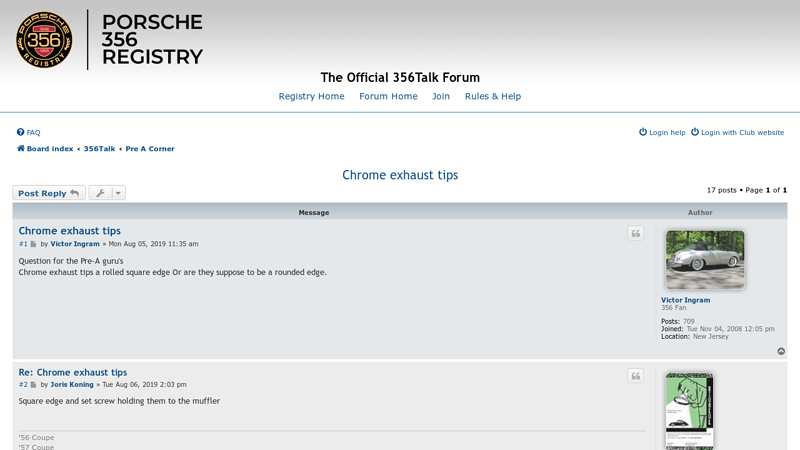 Chrome exhaust tips