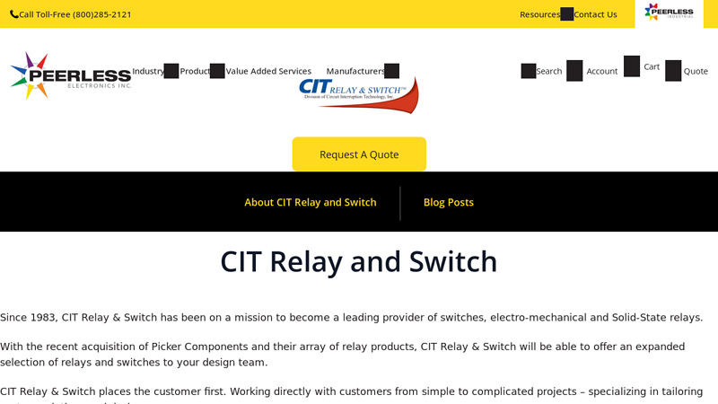 CIT Relay and Switch