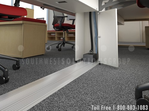 Cleanroom and Industrial Floor Raceways and Cable Management