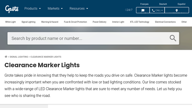 Clearance Marker Lights
