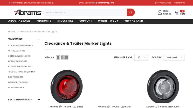 Clearance & Trailer Marker Lights