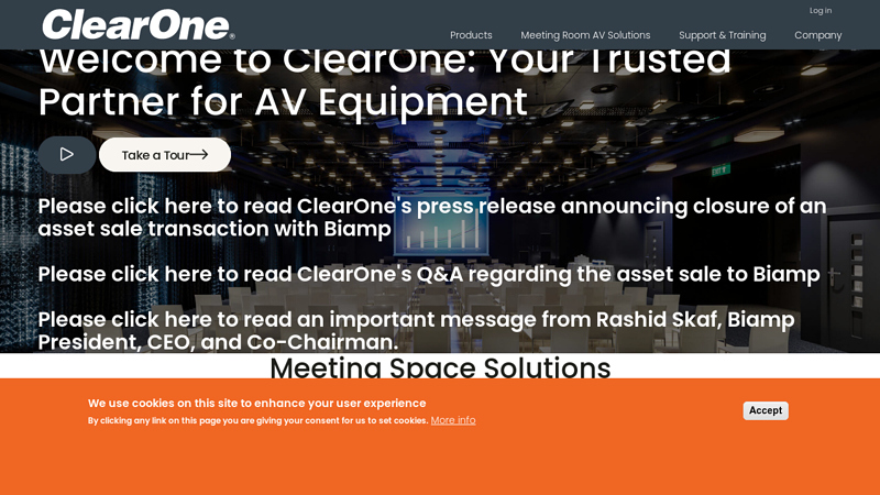 ClearOne: Professional AV networking and cloud