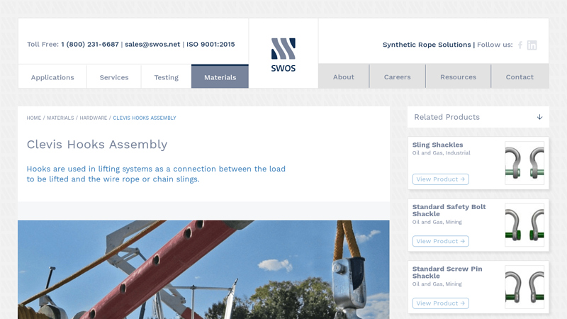 Clevis Hooks Assembly