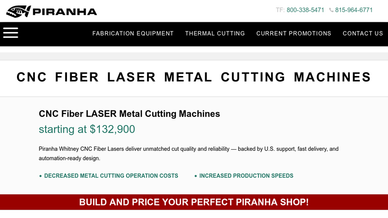CNC Fiber LASER Metal Cutting Machines