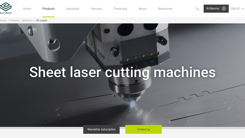 CNC Sheet metal laser cutting machines