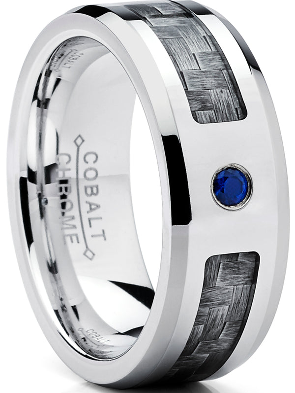 Cobalt Wedding Bands and Rings