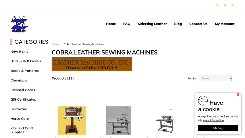 Cobra Leather Sewing Machines