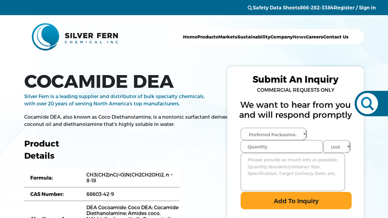 Cocamide DEA Supplier