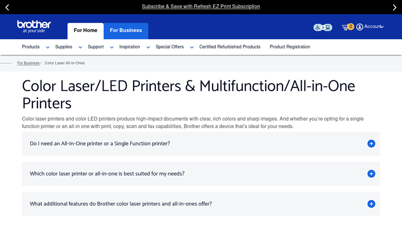 Color Laser All In One Printers and Multifunction Printers