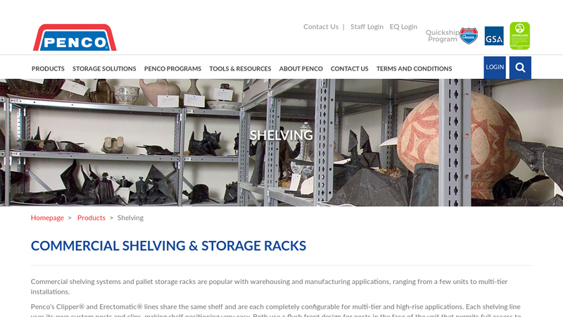 Commercial Shelving & Storage Racks