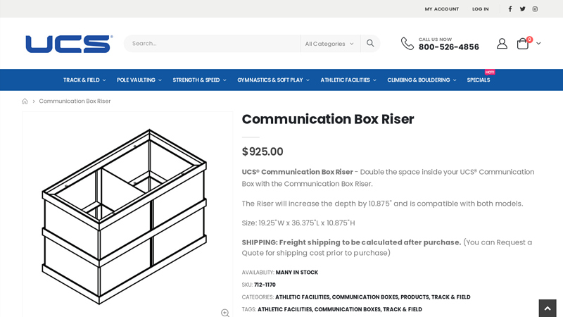 Communication Box Riser
