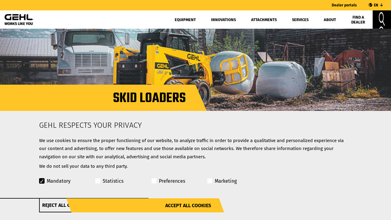Compact skid loader