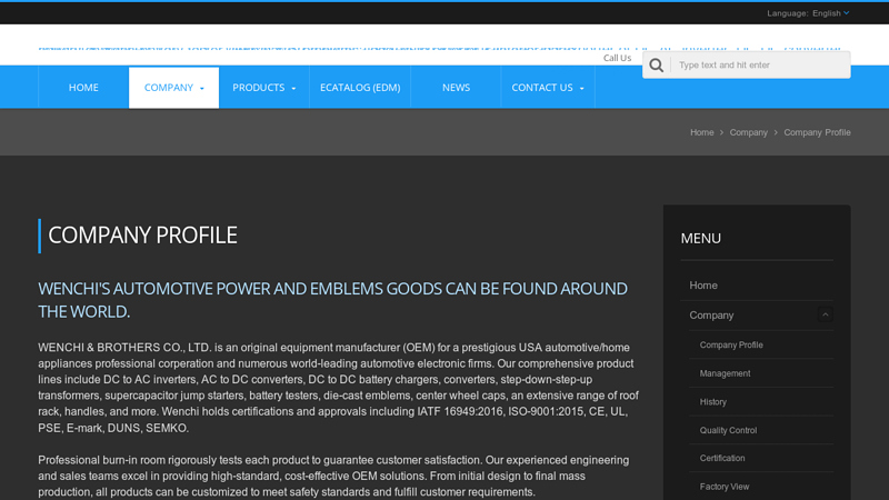 Company Profile