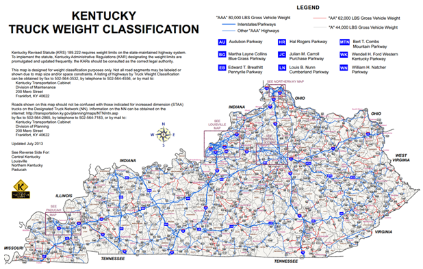 Compilation of Existing State Truck Size and Weight Limit Laws