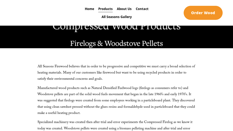 Compressed Wood Products