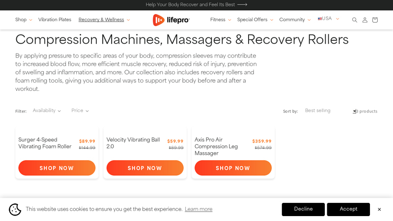 Compression Therapy & Recovery Rollers for Muscle Relief