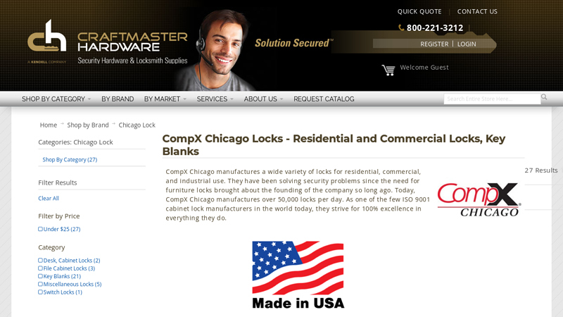 CompX CHICAGO Locks, Locks for Residential, Commercial, and ...