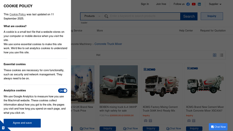 Concrete Truck Mixer