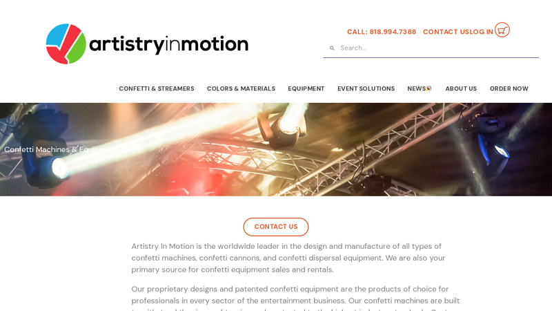 Confetti Machine & Equipment