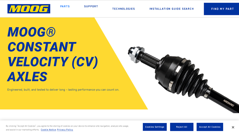Constant Velocity Axles