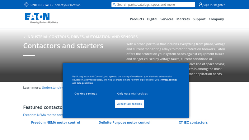 Contactors and starters