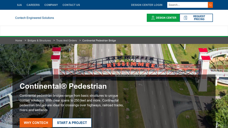 Continental Pedestrian Bridges by Contech