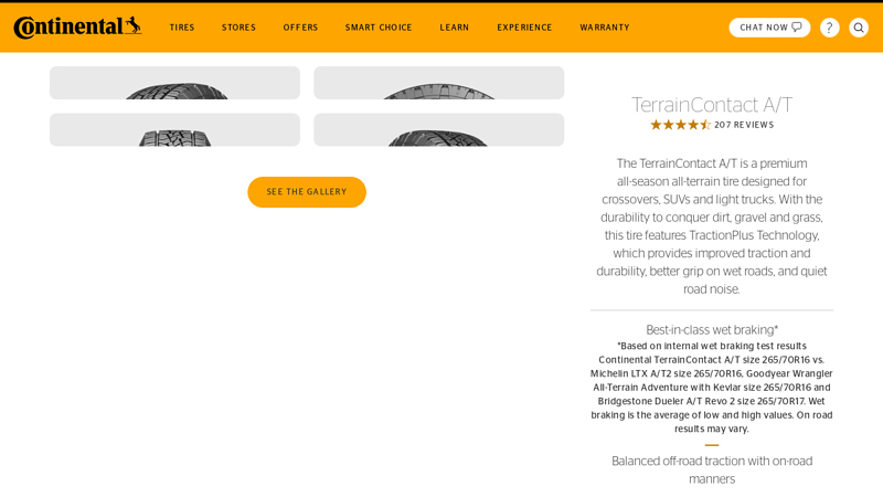 Continental TerrainContact A/T Tires