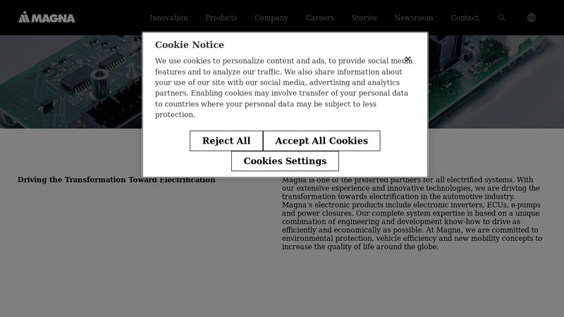 Control Modules - toward Electrification