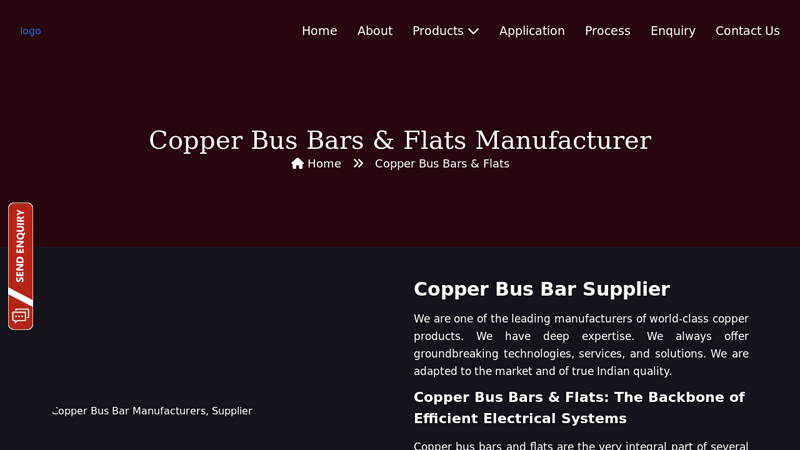 Copper Bus Bars & Flats Manufacturer