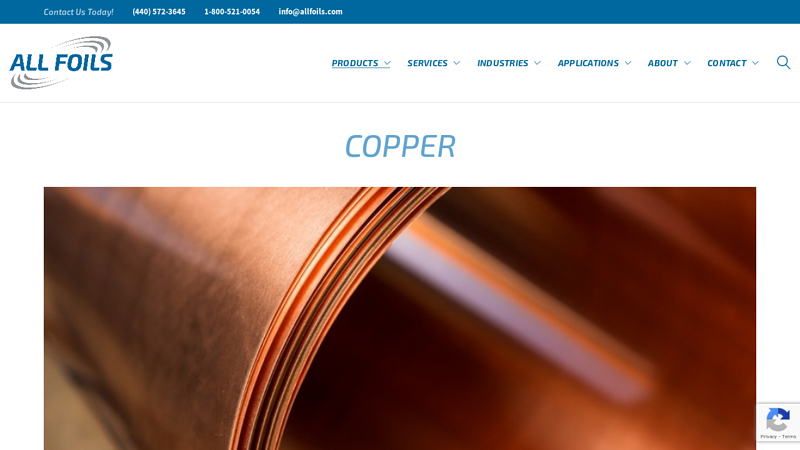 Copper Coils, Rolls Sheets and Adhesives