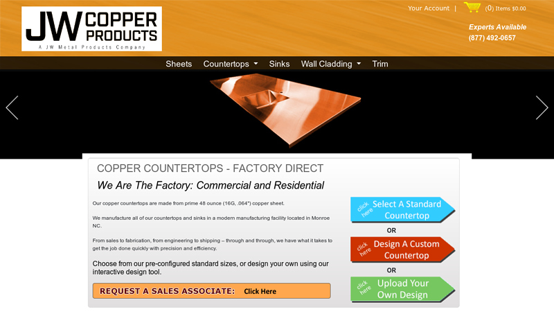 Copper Countertops