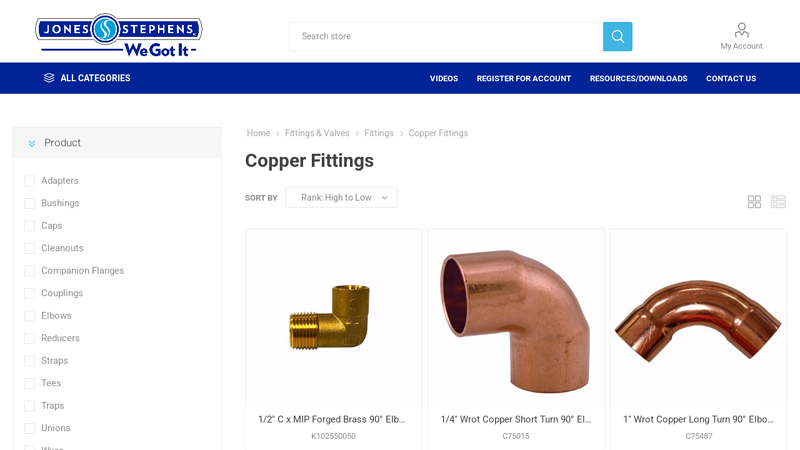Copper Fittings