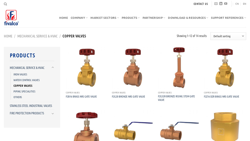 Copper Valves