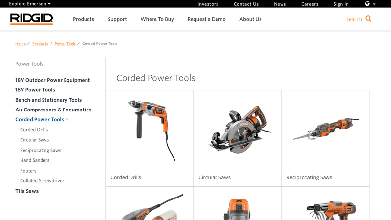 Corded Power Tools